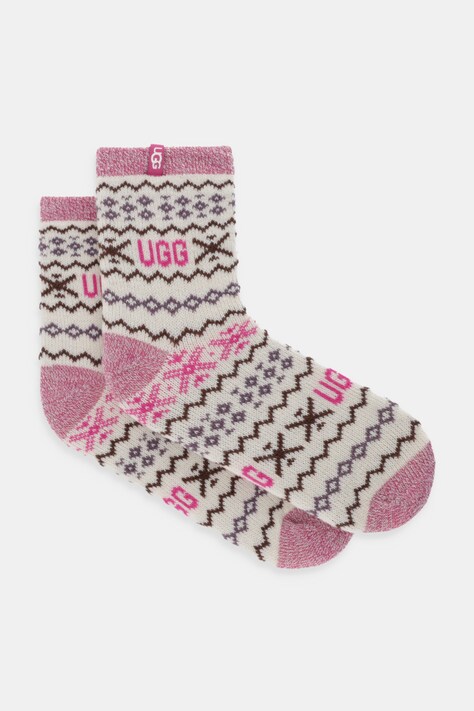 UGG skarpetki CRESSIDA kolor różowy 1171625