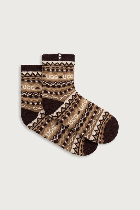 UGG Skarpety damskie CRESSIDA brązowe 1171625