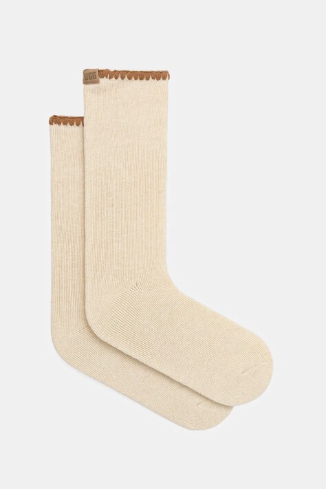 UGG skarpetki z domieszką wełny MARLENY kolor beżowy 1163870