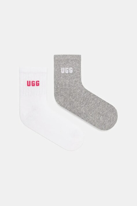 UGG skarpetki QUINLIN 2-pack kolor szary 1171623