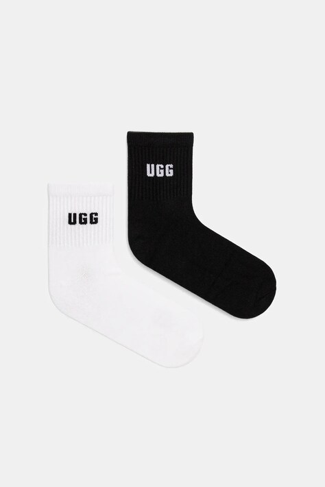 UGG skarpetki QUINLIN 2-pack kolor czarny 1171623