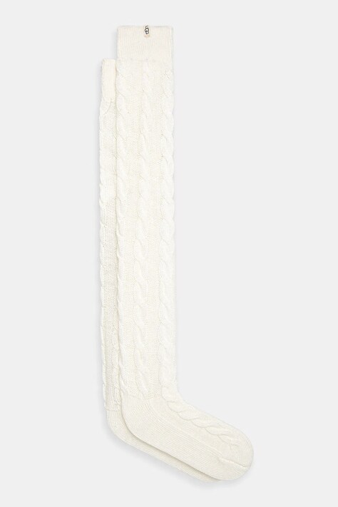 UGG ciorapi peste genunchi ZANIKA culoarea bej, 1171626