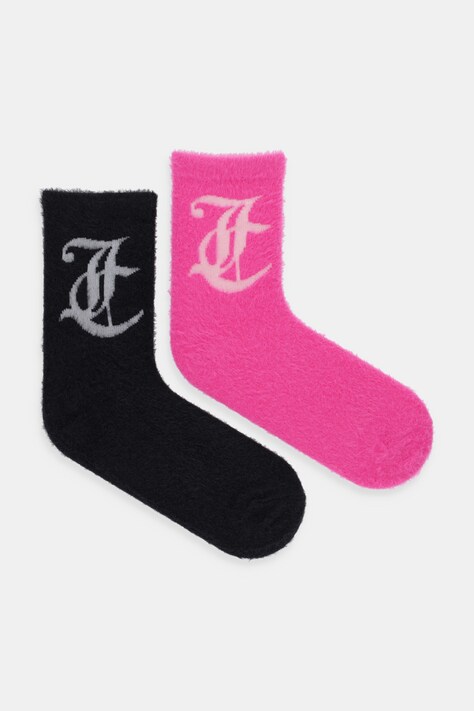 Κάλτσες Juicy Couture 2-pack χρώμα: ροζ, JCAXS225719