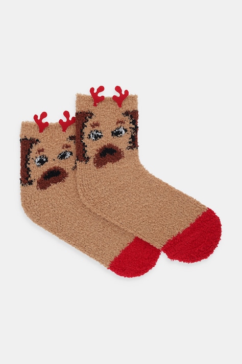 United Colors of Benetton skarpetki kolor brązowy 6G6L1701L