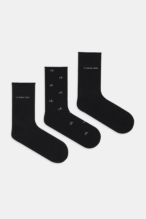 Calvin Klein skarpetki 3-pack kolor czarny 701235368