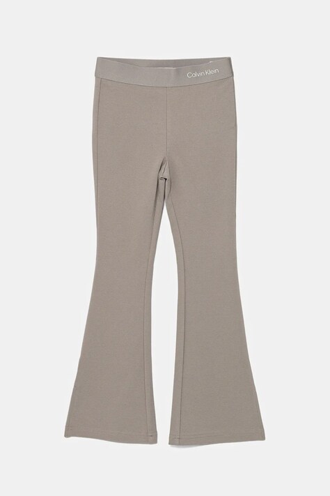 Штани Calvin Klein Jeans колір бежевий однотонні IG0IG02292