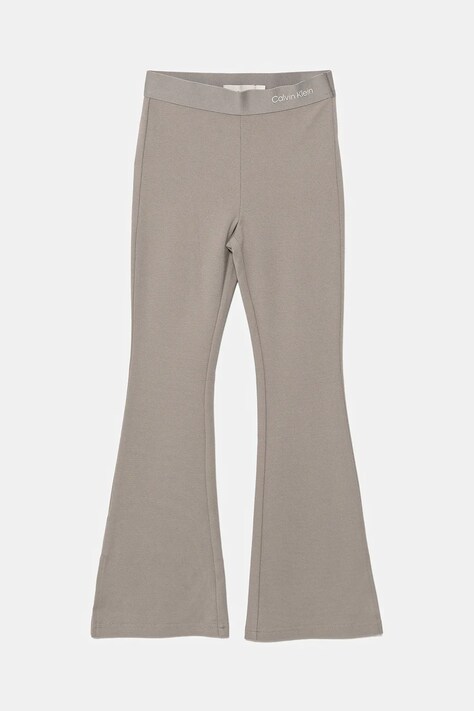 Брюки Calvin Klein Jeans цвет бежевый однотонные IG0IG02292