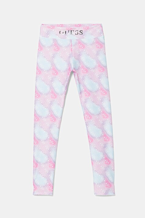 Guess leggins copii culoarea roz, cu imprimeu, J5YB00 MC01P