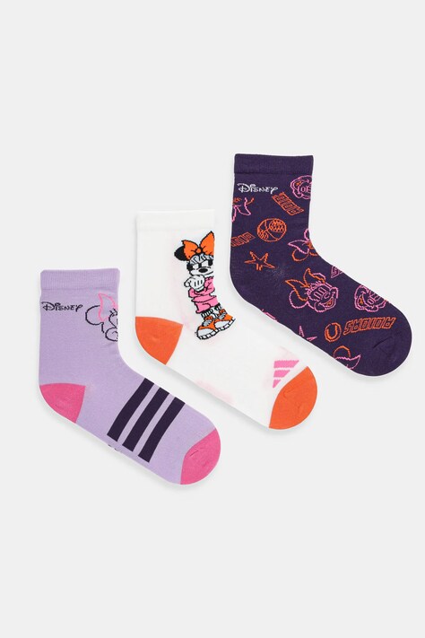 adidas Performance șosete copii 3-pack culoarea violet, JM1826