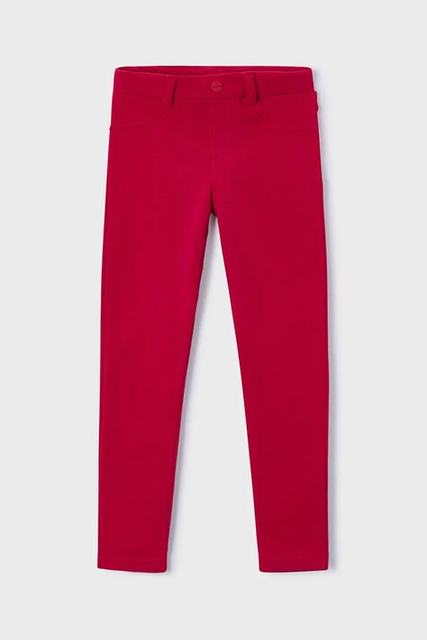 Mayoral leggins copii culoarea roșu, uni, 511