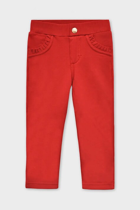 Mayoral pantaloni bebe culoarea rosu, 560