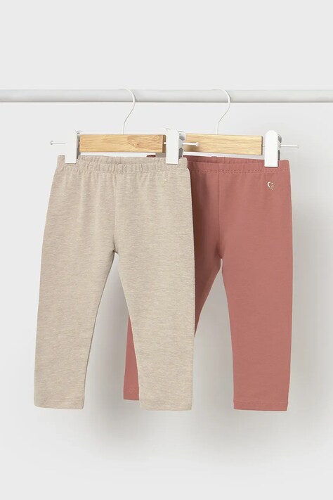 Dětské legíny Mayoral 2-pack šedá barva, 702