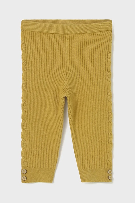 Mayoral leggins bebe culoarea galben, uni, 10015