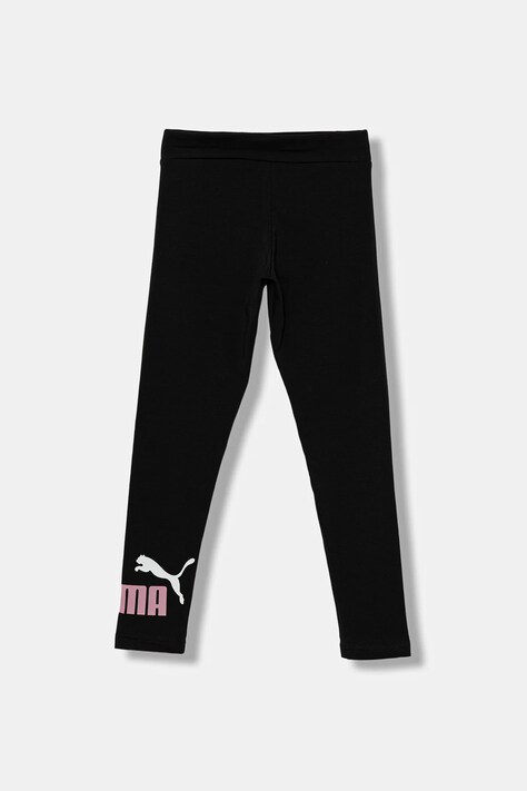 Puma legginsy dziecięce ESS 2 COLOR No.1 Logo? Leggings G kolor czarny z nadrukiem 686073
