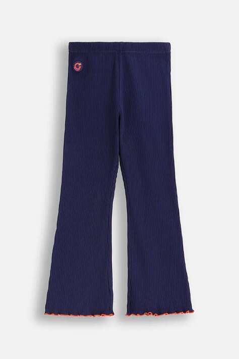 Coccodrillo legginsy dziecięce kolor granatowy gładkie ACADEMY GIRL KIDS