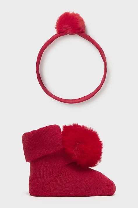 Nogavice za dojenčka Mayoral Newborn roza barva, 9922