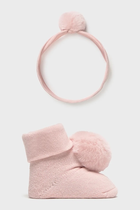 Mayoral Newborn skarpetki niemowlęce kolor różowy 9922