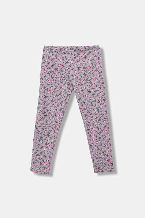 United Colors of Benetton legginsy dziecięce kolor fioletowy wzorzyste 3UJJGF04X