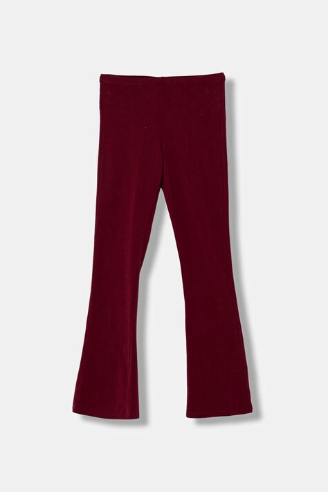 United Colors of Benetton leggins copii culoarea bordo, uni, 3DKECF037