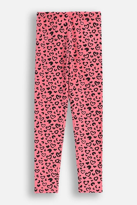 Coccodrillo legginsy dziecięce kolor różowy wzorzyste EVERYDAY GIRL A