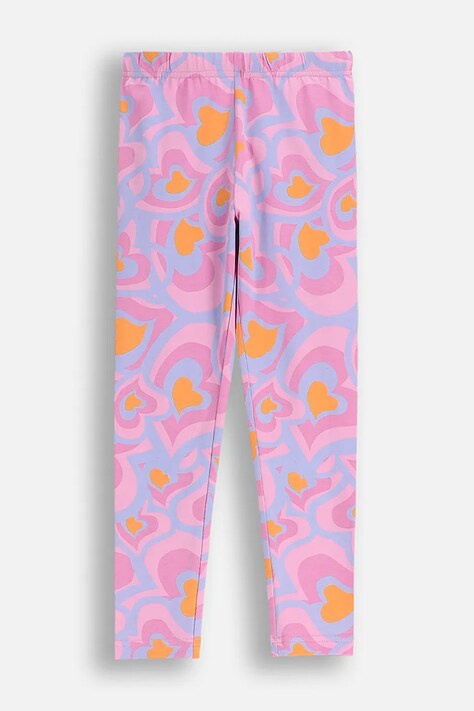 Coccodrillo legginsy dziecięce kolor multicolor wzorzyste EVERYDAY GIRL A