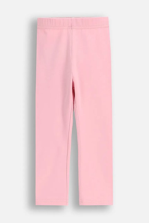 Coccodrillo legginsy niemowlęce kolor różowy gładkie HAPPY PUPPY GIRL NEWBORN
