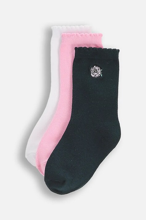 Coccodrillo skarpetki dziecięce 3-pack kolor multicolor SOCKS GIRL