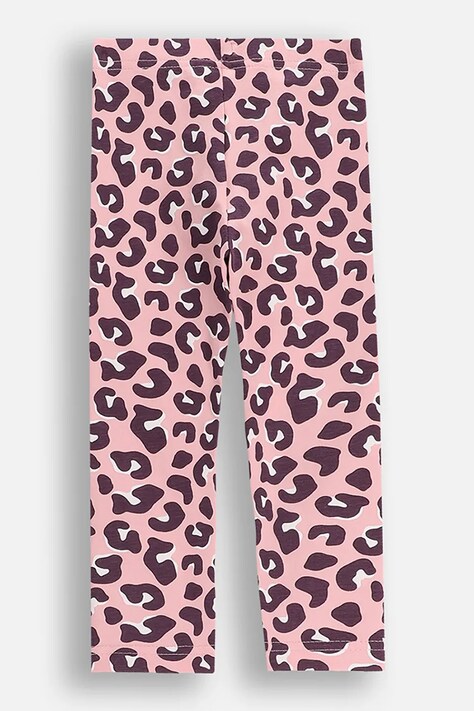 Coccodrillo legginsy dziecięce kolor różowy wzorzyste LICENCE GIRL