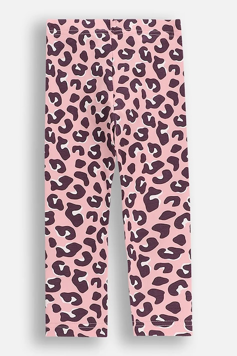 Detské legíny Coccodrillo ružová farba, vzorované, LICENCE GIRL