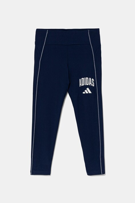 Dětské legíny adidas tmavomodrá barva, JM5937
