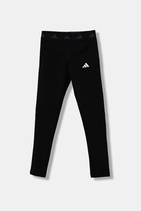 adidas legginsy dziecięce kolor czarny z nadrukiem JN2045