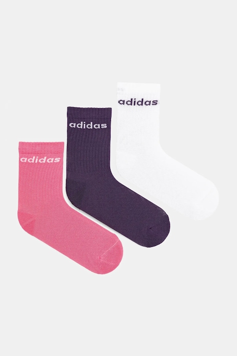Παιδικές κάλτσες adidas Performance 3-pack χρώμα: ροζ, JW0328