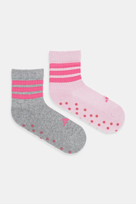 adidas Performance șosete copii 2-pack culoarea roz, JW9794