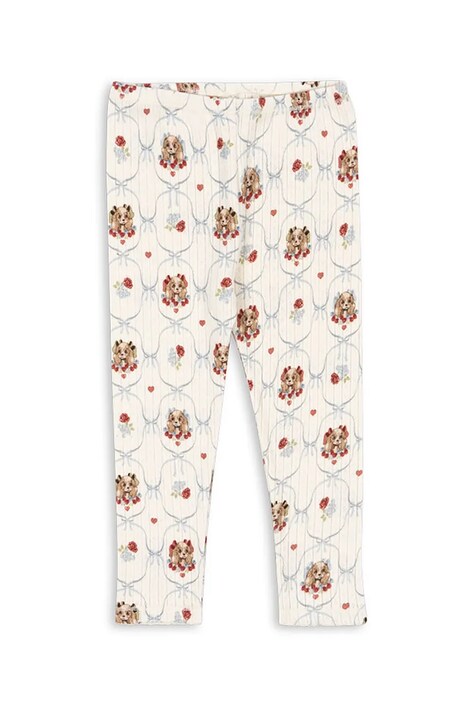 Παιδικό βαμβακερό κολάν Konges Sløjd MINNIE PANTS GOTS χρώμα: μπεζ, KS103922