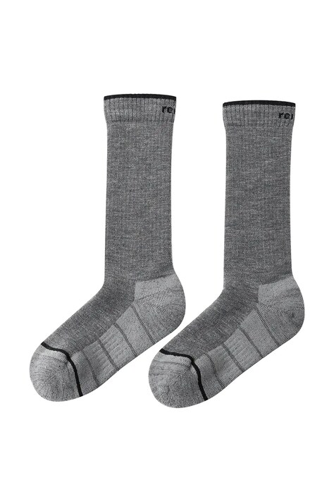 Reima skarpetki z dodatkiem wełny dziecięce Urheilu kolor szary 5300317A