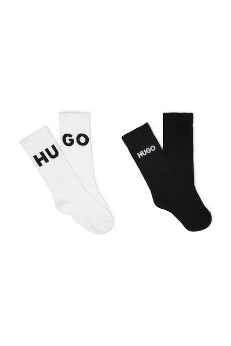 HUGO șosete copii 2-pack culoarea negru, G00562