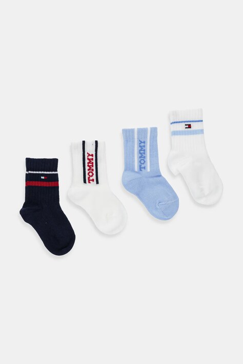 Tommy Hilfiger skarpetki dziecięce 4-pack kolor biały 701238180