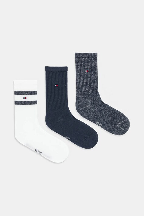 Tommy Hilfiger skarpetki 3-pack kolor granatowy 701236330
