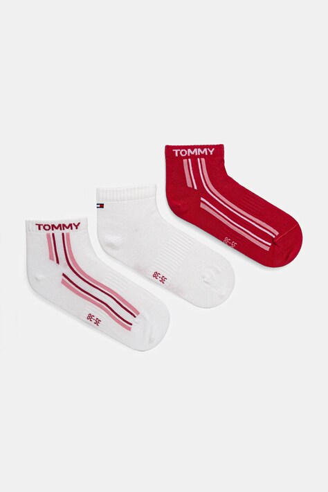 Tommy Hilfiger skarpetki dziecięce 3-pack kolor różowy 701236332