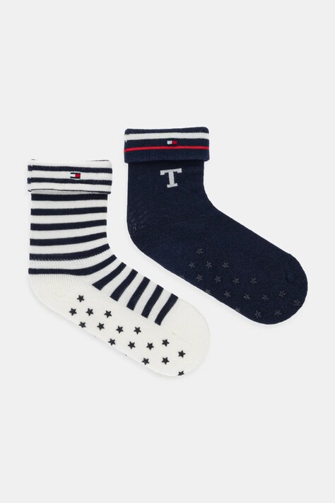 Tommy Hilfiger skarpetki dziecięce 2-pack kolor granatowy 701236337