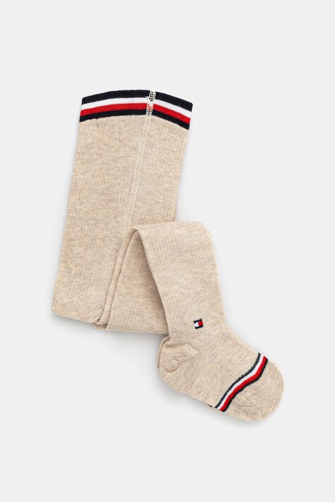 Tommy Hilfiger colanți pentru bebelusi culoarea bej, 701236340