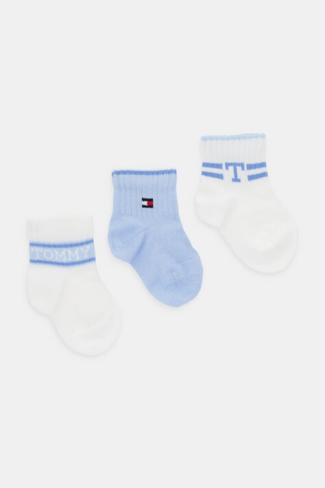 Tommy Hilfiger skarpetki dziecięce 3-pack kolor niebieski 701236341