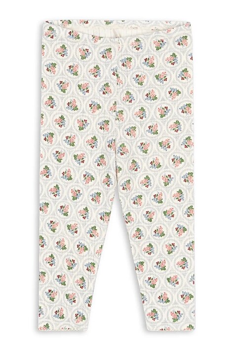 Konges Sløjd legginsy bawełniane dziecięce MINNIE PANTS GOTS kolor multicolor wzorzyste KS104378