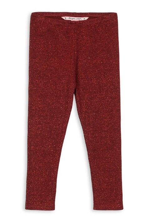 Konges Sløjd legginsy dziecięce ROLI PANTS kolor czerwony wzorzyste KS104416