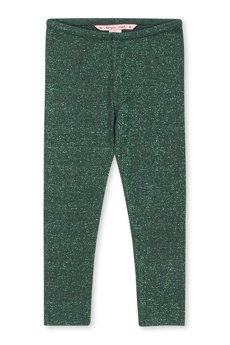 Konges Sløjd legginsy dziecięce ROLI PANTS kolor zielony wzorzyste KS104416
