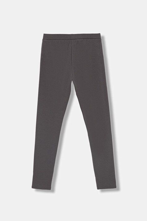 United Colors of Benetton legginsy dziecięce kolor szary gładkie 3K1CCF03M