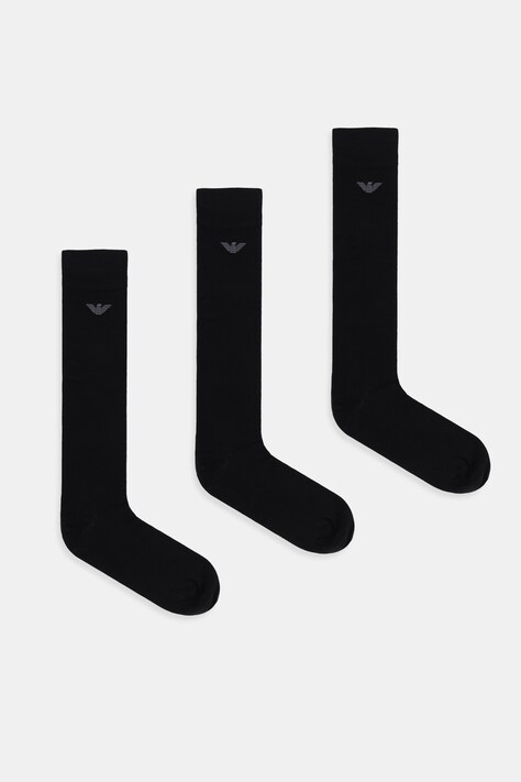 Emporio Armani Underwear skarpetki 3-pack kolor czarny EM000556 AF14446