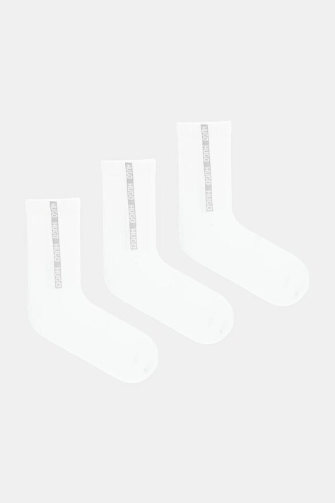 HUGO skarpetki 3-pack kolor biały 50543076
