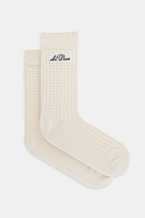 Les Deux șosete culoarea bej, 1000300