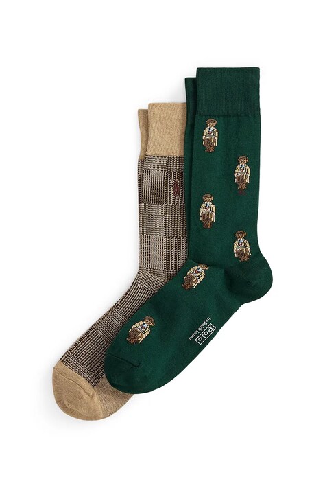 Polo Ralph Lauren skarpetki 2-pack kolor multicolor 449P04694